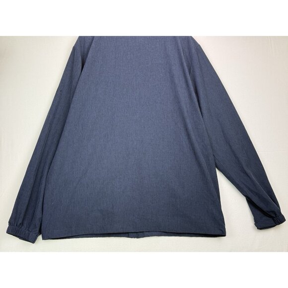 TRAVIS MATHEW Texas Patch Mens Full Zip Jacket Lightweight Heathered Blue Sz XXL - Picture 6 of 15